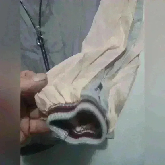 Zara woman pink and gray light jacket spring summer shiny material - Picture 5 of 6